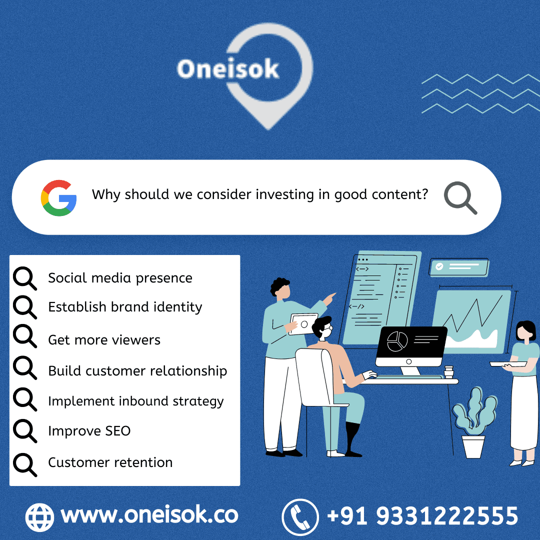WHY SHOULD WE CONSIDER INVESTING IN GOOD CONTENT?