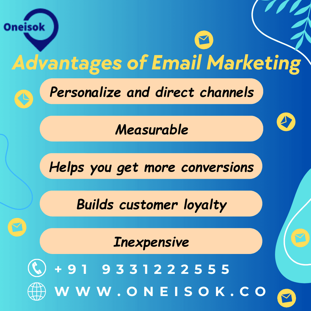 Advantages of using Email Marketing