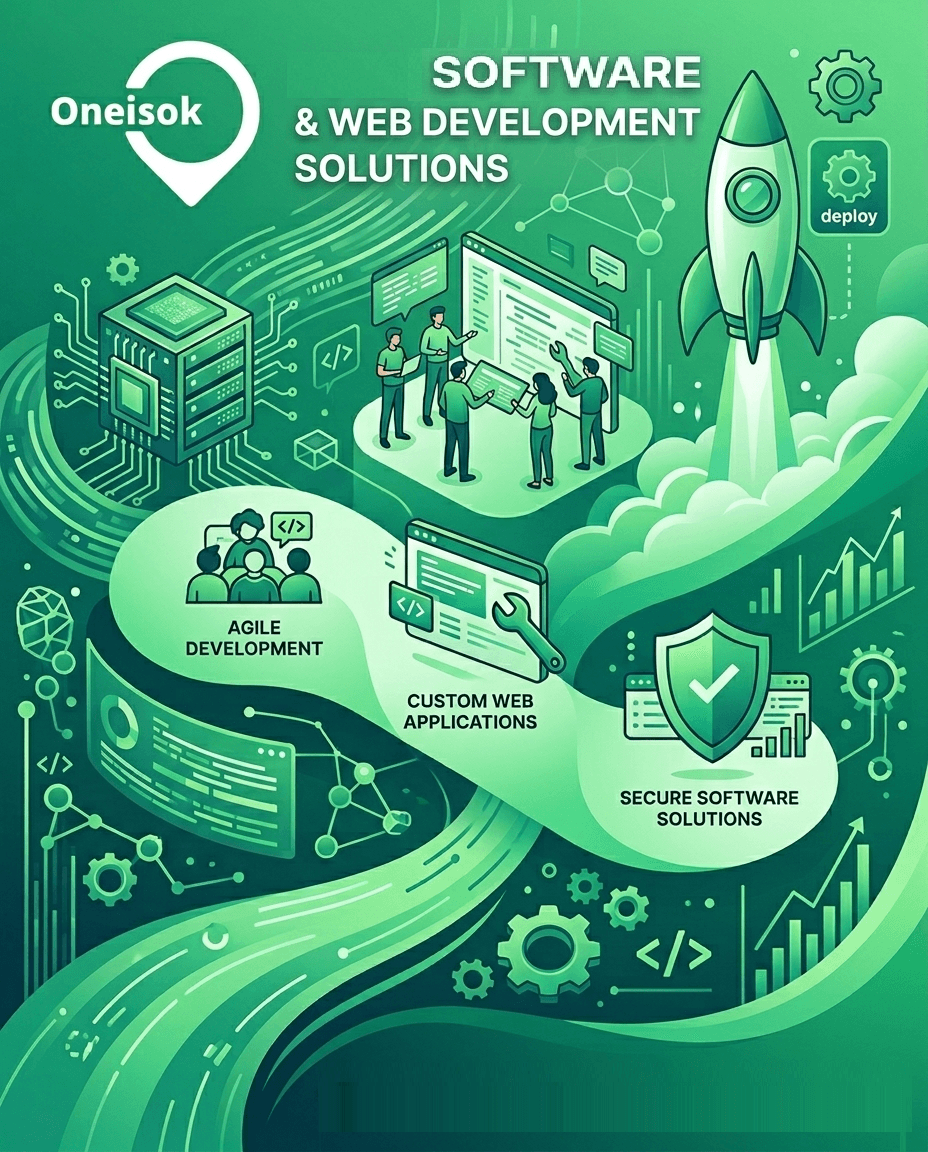 Software & Web Development Solutions: Powering Your Digital Growth with Oneisok